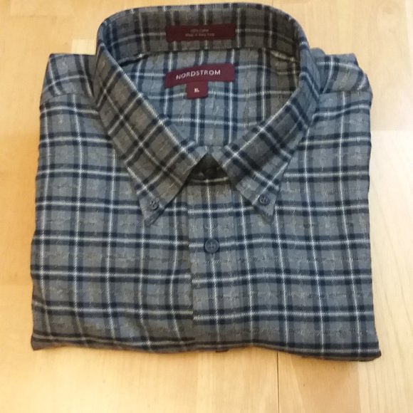 Nordstrom Other - Nordstrom  Bluestone Flannel Button Down shirt Size XL